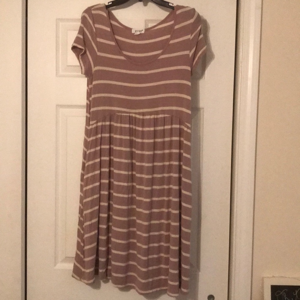 Light Purple T-Shirt Dress